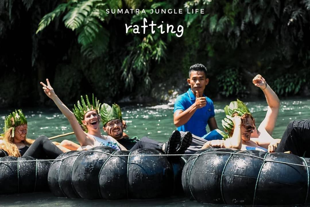 Jungle Life Guest House - Trekking & Transport Only Book With Us Bukit Lawang Ngoại thất bức ảnh